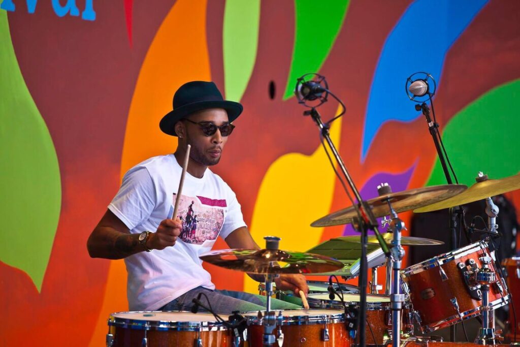 BRENTON TARON LOCKETT plays drums for CORY HENRY and the FUNK APOSTLES at the 59th MONTEREY JAZZ FESTIVAL - MONTEREY, CALIFORNIA