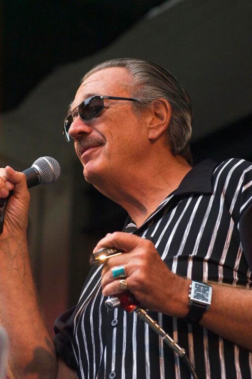 Blues man Charlie Musselwhite sings at the Garden Stage at the MONTEREY JAZZ FESTIVAL - CALIFORNIA