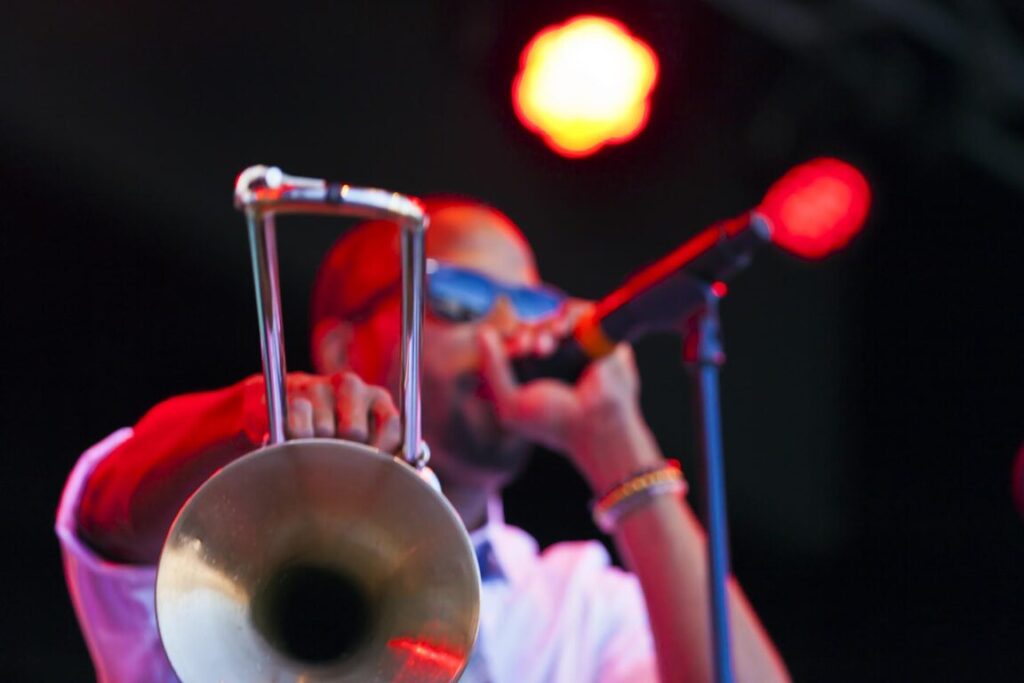Trombone Shorty and Orleans Avenue perform at the 58th Monterey Jazz Festival - California