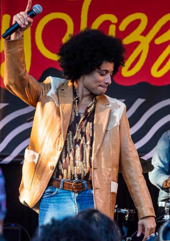 JOSE JAMES celebrates Bill Withers on the Garden Stage at the 61st Monterey Jazz Festival - MONTEREY, CALIFORNIA