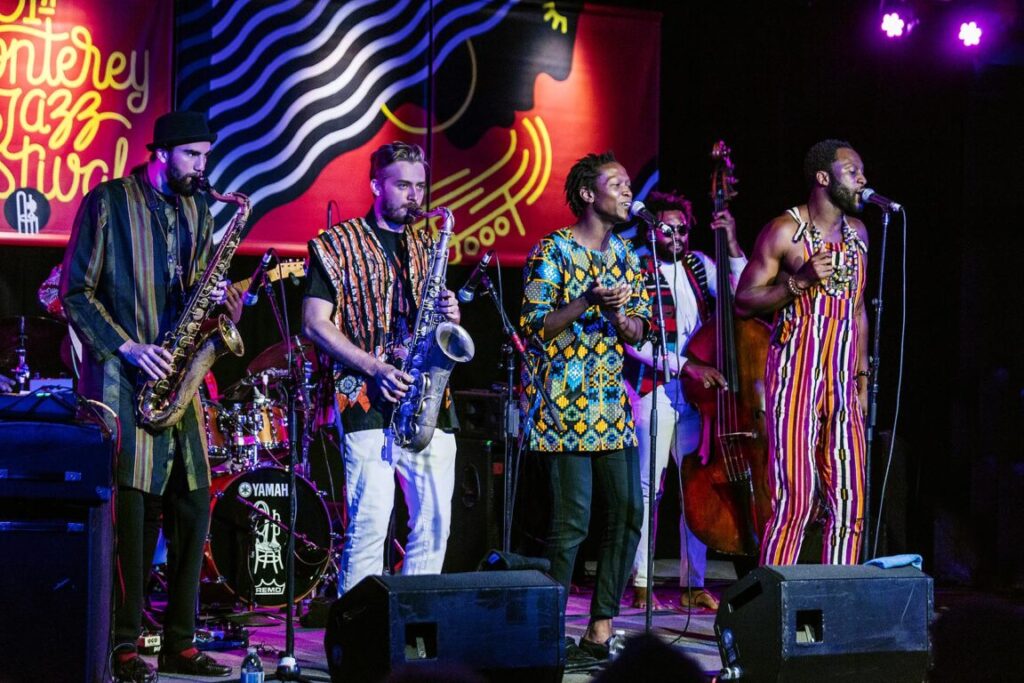 MWENSO AND THE SHAKES performing at the 61st Monterey Jazz Festival - MONTEREY, CALIFORNIA