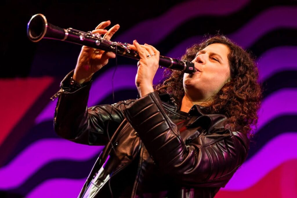 ANAT COHEN plays clarinet with her TENTET on the main stage at the 61st MONTEREY JAZZ FESTIVAL - MONTEREY, CALIFORNIA